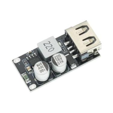 Imagem de Conversor Buck DC-DC USB QC3.0 QC2.0 6-32V Para 5V 9V 12V 24V Módulo D