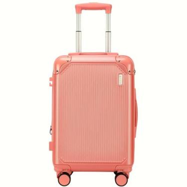 Imagem de Mala De Viagem De Bordo 10kg Anac 55x35x25 Expansiva Rigida - ACO, Ros