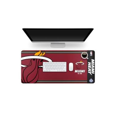 Imagem de FOCO NBA Official Established Primary Logo Wordmark Home Office Desk Pad Mouse Pad 89 cm x 41 cm (Miami Heat, Miami Heat)