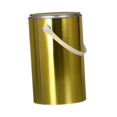 Imagem de Ｂｅｓｇａ Lata de tinta com tampa, portátil, de ferro, à prova de ferrugem, para tintas, solventes, projetos de bricolagem e adesivos, 6l