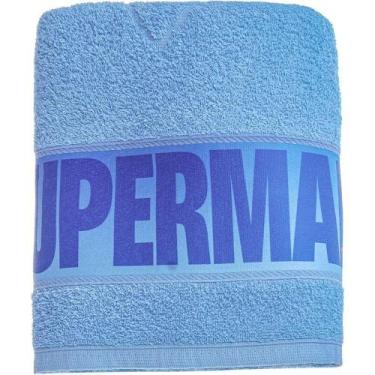 Imagem de Toalha De Banho Bene Casa Superman 90%algodão 340g-m² 70x110cm Superma