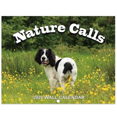 Imagem de Calendário 2021 de parede de cachorros cagando calendário 2021 com papel grosso premium, 28 cm x 43 cm (aberto), calendário perfeito e presentes para organizar e planejar, presentes de engate