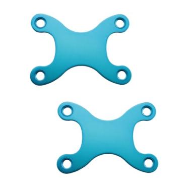 Imagem de DGHAOP 2 peças de vedação de skate de metal longboard protetor de deck suporte de arruela evita ferragens protetoras de afundamento da pia