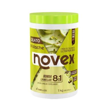 Imagem de Máscara de Tratamento Nutrição Intensa 1kg Novex Gelato Pistache Brilho Espelhado