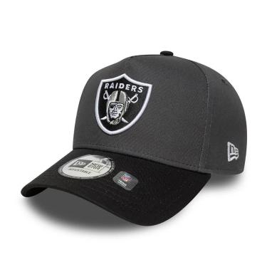 Imagem de Boné New Era 9FORTY E-Frame Las Vegas Raiders NFL Cinza-Masculino