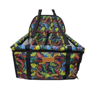 Imagem de Cadeirinha Cadeira Assento Pet de Carro para Cães Cachorro, gatos- Transporte (ESTAMPADO)