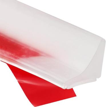 Imagem de Barragem de água de limite de chuveiro, barreira à prova d'água de silicone autoadesivo para banheiro e cozinha protetor de rolha de água para separação seca e molhada calafetagem borda da tira (99 cm