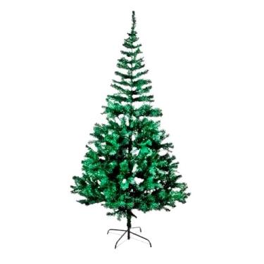 Imagem de Árvore de Natal Artificial Verde, 1,50m de Altura, 237 Galhos, Base de 60cm, Material Plástico e Ferro, Montagem Fácil, Decoração Natalina