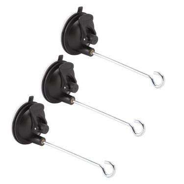 Imagem de RiToEasysports Cabide de Parede 3 Peças de Ganchos de Alimentação de Pássaros Com Ventosa, Ganchos de Janela ABS para Sinos de, Plantas, Decoração Externa Com Fixação Forte e Posicionamento Flexível