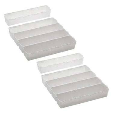 Imagem de Kit 10 Organizador De Talheres Gavetas Modular