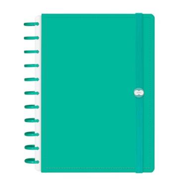 Imagem de Caderno Iscool Disc Inteligente 140 Folhas Solid Colors Verde G+