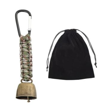 Imagem de IEUDNS Sino de Urso Alto para Animais de Estimação Inclui Bolsa de Armazenamento Chaveiro Anti-Perda Apito Sonoro para Treinamento de Animais de Estimação, C