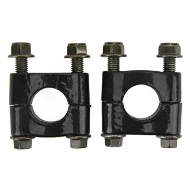 Imagem de Fayelume Mini guidão de bicicleta, 1 par de guidão 7/8, elevadores de guidão de 22 mm, guidão de alumínio para motocicleta ATV Quad