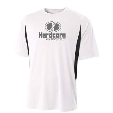 Imagem de Hardcore Water Sports Camisa de natação 31816+2000 branco-preta GGGG
