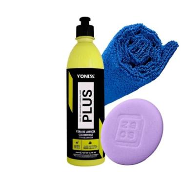 Imagem de Kit Cera Carnauba Plus Vonixx 500ml Cera Liquida Automotiva