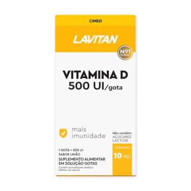 Imagem de Vitamina D Lavitan Gotas 500 UI 10ml