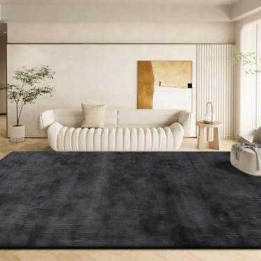 Imagem de Tapete moderno e luxuoso para sala de estar, decoração para casa, tapete grande para quarto, sala de estar, tapete de fácil limpeza (160 x 200 cm / CX052-sem fiapos-1)