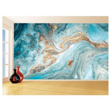 Imagem de Papel De Parede 3D Estilo Marmore Tintas Cores 3,5M Mbr90 - Você Decor
