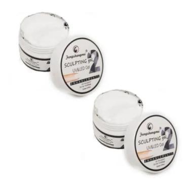 Imagem de Kit 2 Gel Sculpting Fengshangmei Unhas Porcelana White 02