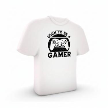 Imagem de Luminária Camiseta Born To Be Gamer Light, Polietileno, 26x25x9cm, Bivolt 110V/220V, Decorativa