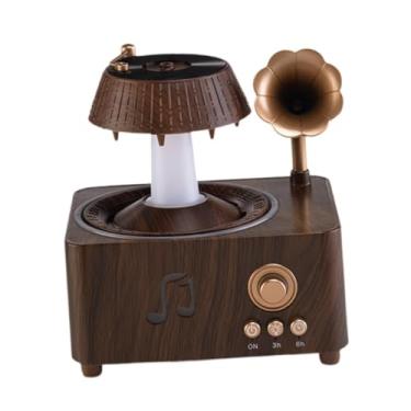 Imagem de Baoblaze Difusor de Discos Vintage, Aromaterapia, Máquina de Som, Ruído Branco para Dormir