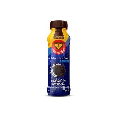 Imagem de Cappuccino Pronto Cookies'n Cream 3 Corações 260ML