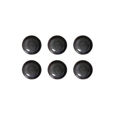 Imagem de Conjunto de Cumbucas Porto Brasil Orgânico Titanium Azul Escuro 520ml - 6 Peças