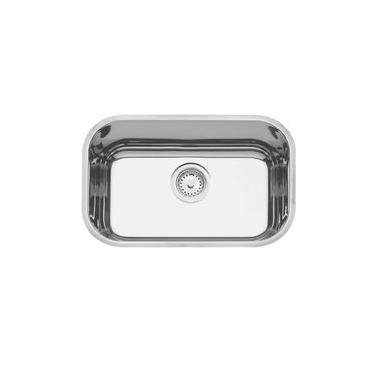 Imagem de Cuba de Embutir Tramontina Lavínia Perfecta 47 BL em Aço Inox Polido 47 x 30 cm com Vál...