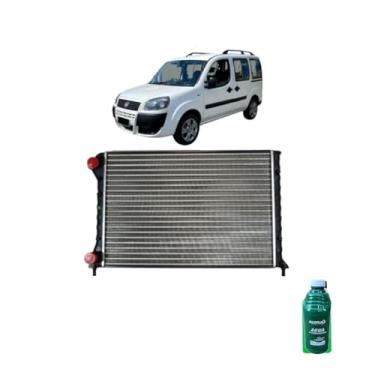 Imagem de Kit Radiador Doblò 1.3/1.6/1.8 16V Com Aditivo Paraflu Verde E Água Desmineralizada