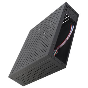 Imagem de SUNGOOYUE Caixa de Computador C60 Mini ITX, Torre de Desktop SECC Preta, 8,3 X 7,9 X 2,4 Polegadas, Portas USB 2.0, Compatível Com Placas-mãe Mini ITX/M AXT, para Vídeo Doméstico e Computadores de