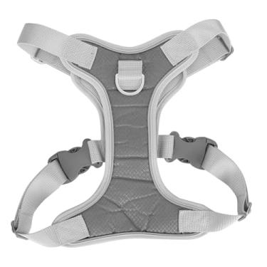 Imagem de Generic Colete Com Alça Peitoral para Animais de Estimação Em Tecido Oxford, Arnês Reflexivo Ajustável para Caminhada de Cães para Aventuras Ao Ar Livre de Segurança (M)