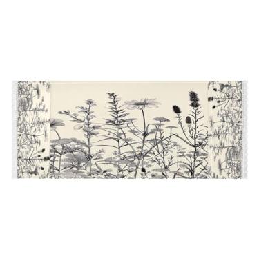 Imagem de Wassud Wild Bushes Capas de lavadora e secadora, protetor de lavadora com sacos de armazenamento, capa de geladeira à prova de poeira com bolsos para lavanderia doméstica, cozinha, 120 x 55 cm