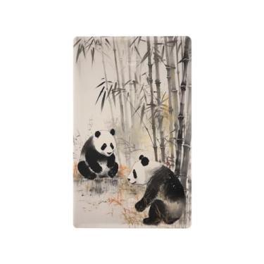 Imagem de Wassud Pandas in The Bamboo Forest Light Switch Cover Plate, capa de tomada de interruptor único, placa de parede, decoração de casa, sala de estar, quarto, decoração