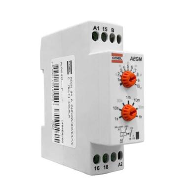 Imagem de Relé Temporizador Multi Função Retardo Pulso Coel Aegm Ac/dc