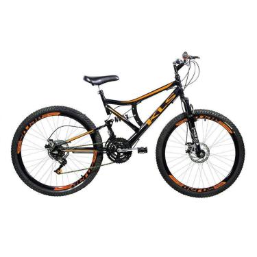Imagem de Bicicleta Mtb Kls Full Suspension Gold Aro 26 Freio Disco 21 Marchas-Unissex