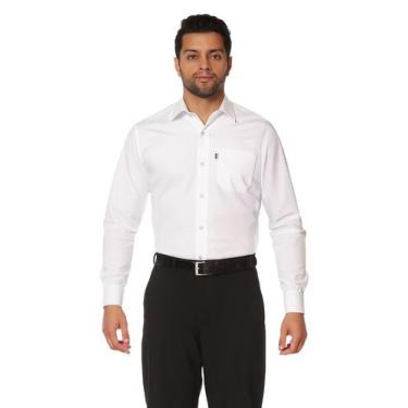 Imagem de Camisa social masculina manga longa cannes - DEMORGAN, Branco, G