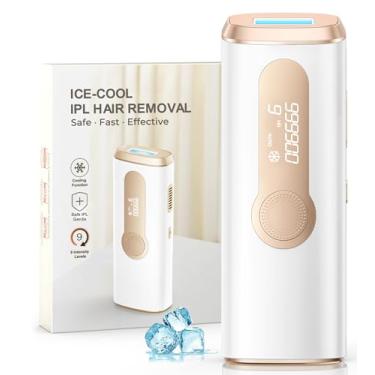 Imagem de AMOTAOS Depilação A Laser, Depilação Ipl Com Sistema De Resfriamento Com Gelo Para Resultados Quase Indolores E Duradouros, Dispositivo Seguro Para Remoção De Pelos Em Casa Para Axilas, Costas, Pern