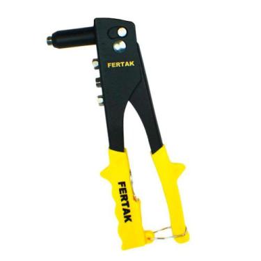 Imagem de Rebitadeira Manual Alicate Rebitador Profissional 4 Bicos - Fertak