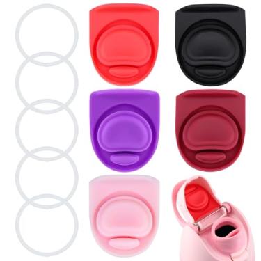 Imagem de ZUGHXMS Rolha de substituição e anel de vedação O compatível com Owala FreeSip 680 g, tampa de anéis de vedação superior de garrafa para Owala 16/19/24/32/1,134 g tampa de boca acessórios de peças de
