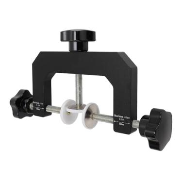 Imagem de Braçadeira facial de 3 vias, fixação máxima de liga de alumínio de 82 mm/3 1/10.2 cm, design ergonômico, braçadeira de gabinete ajustável para marcenaria, braçadeiras, ferramenta versátil para