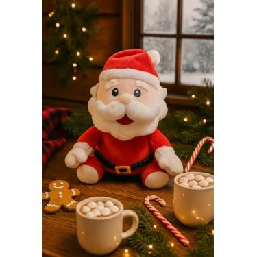 Imagem de Rolha de porta de Papai Noel 1 kg com peso de decoração de Natal de pelúcia para decoração de casa, decoração festiva de Natal e presente engraçado para entradas, sala de estar, quarto infantil