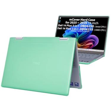 Imagem de mCover Capa compatível apenas com laptop Windows 2025-2026 14 polegadas Dell 14 Plus 2 em 1 DB04250 / DB04255 (Não serve para nenhum outro modelo Dell) - verde