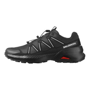 Imagem de Salomon Tênis de caminhada masculino Speedcross Peak, Preto/Preto/Cinza Glaciar, 8.5