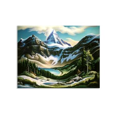 Imagem de Zeichn8u Thomas Hart Benton Paintings Wall Art Trail Riders Reproduções de arte clássica Thomas Hart Benton Pôster em tela para sala de estar decoração de parede de casa 80 x 60 cm (31 x 24 polegadas