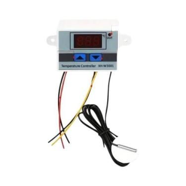 Imagem de Digital Termostato Controlador De Temperatura, Display LED, W3001, AC 