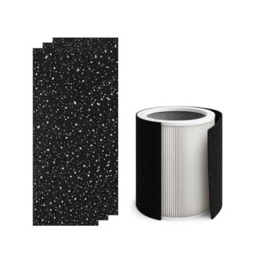 Imagem de Nispira Filtro HEPA de substituição HP670 True para purificador de ar de torre grande Hunter HP670 com 4 pré-filtros de carbono, compare com H-HF670-VP, 1 conjunto