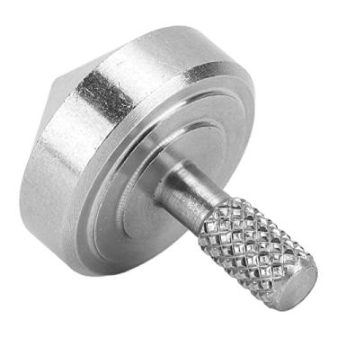 Imagem de Cryfokt Brinquedo de Alívio de Estresse de Metal Giroscópio na Ponta do Dedo para Estudantes e Trabalhadores de Ansiedade de Escritório TDAH, Decoração de Mesa Portátil, Presente Ecológico (Prata)