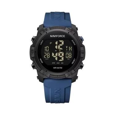 Imagem de Relógio Digital Esportivo Masculino À Prova D'Água NAVIFORCE 7104 Com 