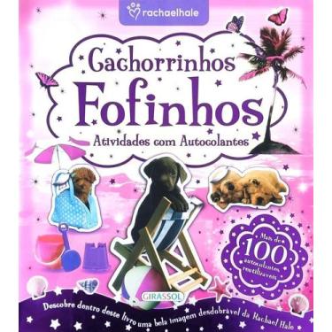 Imagem de Cachorrinhos fofinhos - atividades com autocolantes - GIRASSOL IMPORTA