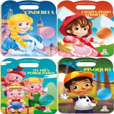 Imagem de Clássicos Eternos: Os Três Porquinhos, Pinoquio, Cinderela E Chapeuzin